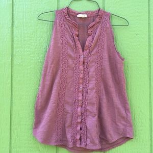 Meadow Rue sleeveless top.